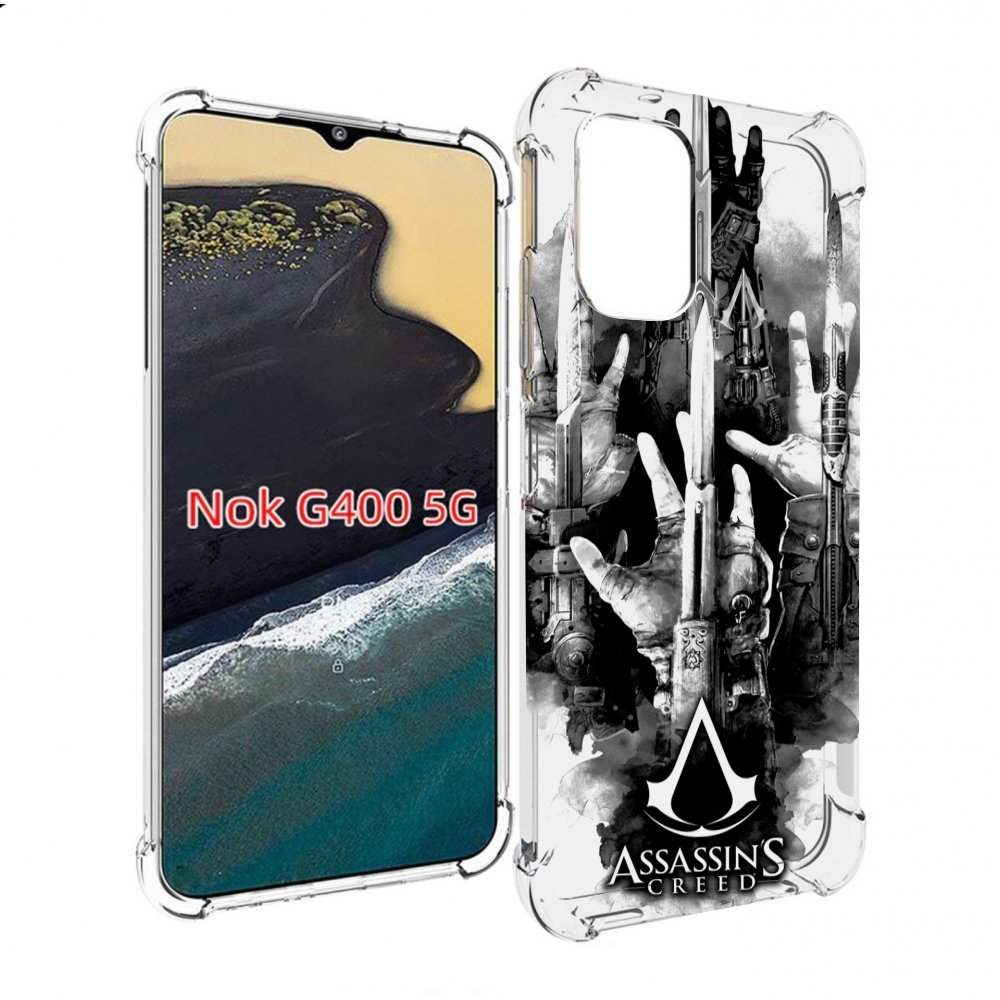 

Чехол MyPads Assassin's Creed скрытый клинок для Nokia G400 5G, Прозрачный, Tocco