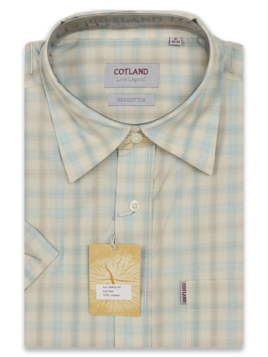Рубашка мужская Cotland 08802-4K бежевая XL