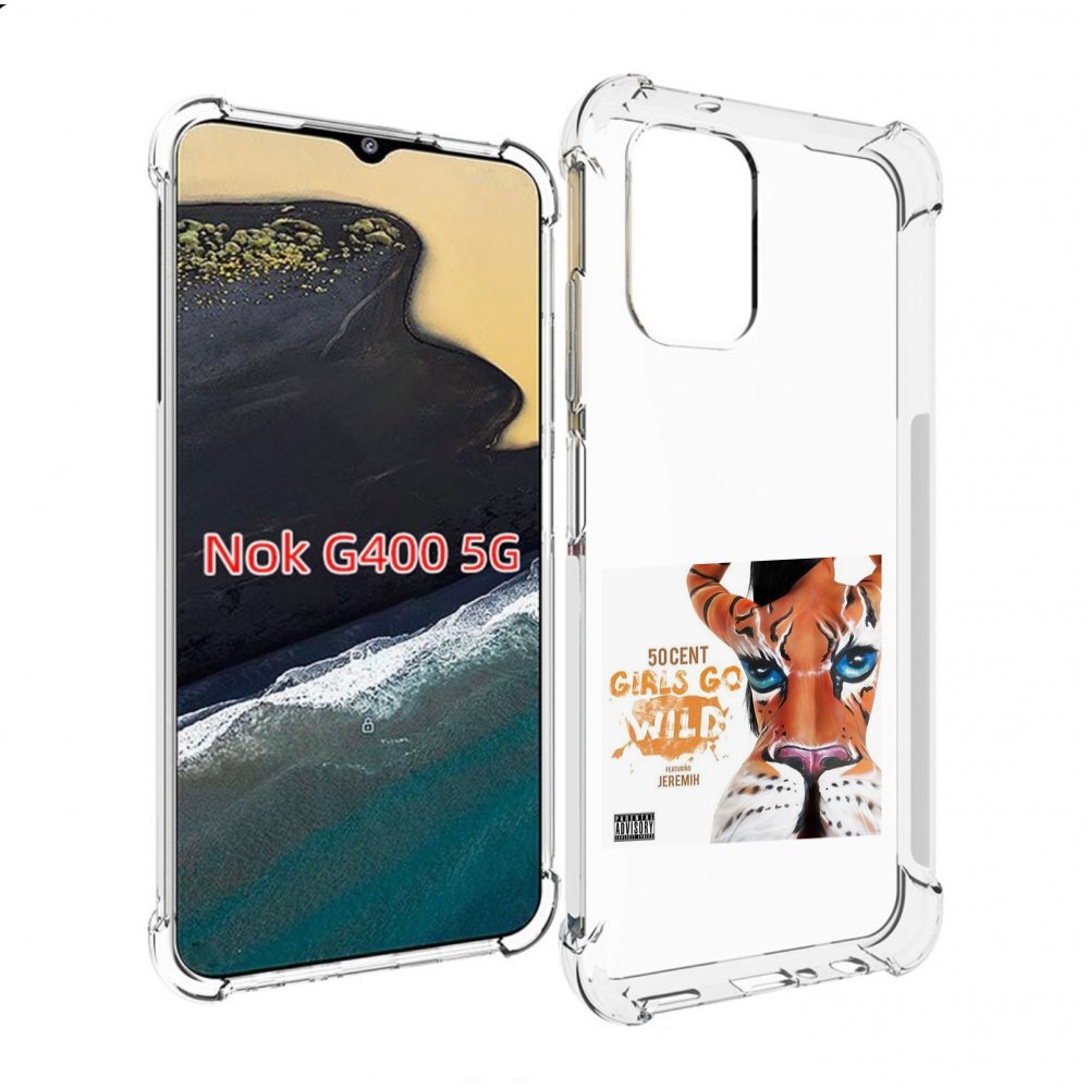 

Чехол MyPads 50 Cent Feat для Nokia G400 5G, Прозрачный, Tocco