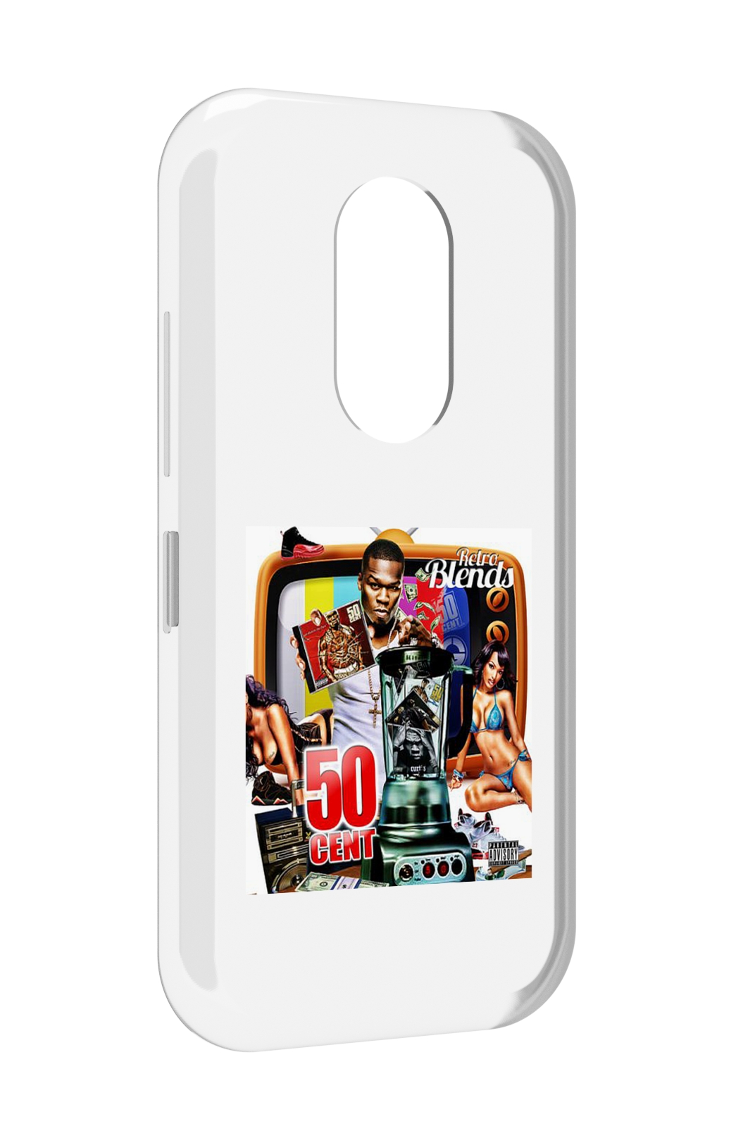 

Чехол MyPads 50 Cent - Retro 50 Cent Blends для Doogee S61 / S61 Pro, Прозрачный, Tocco
