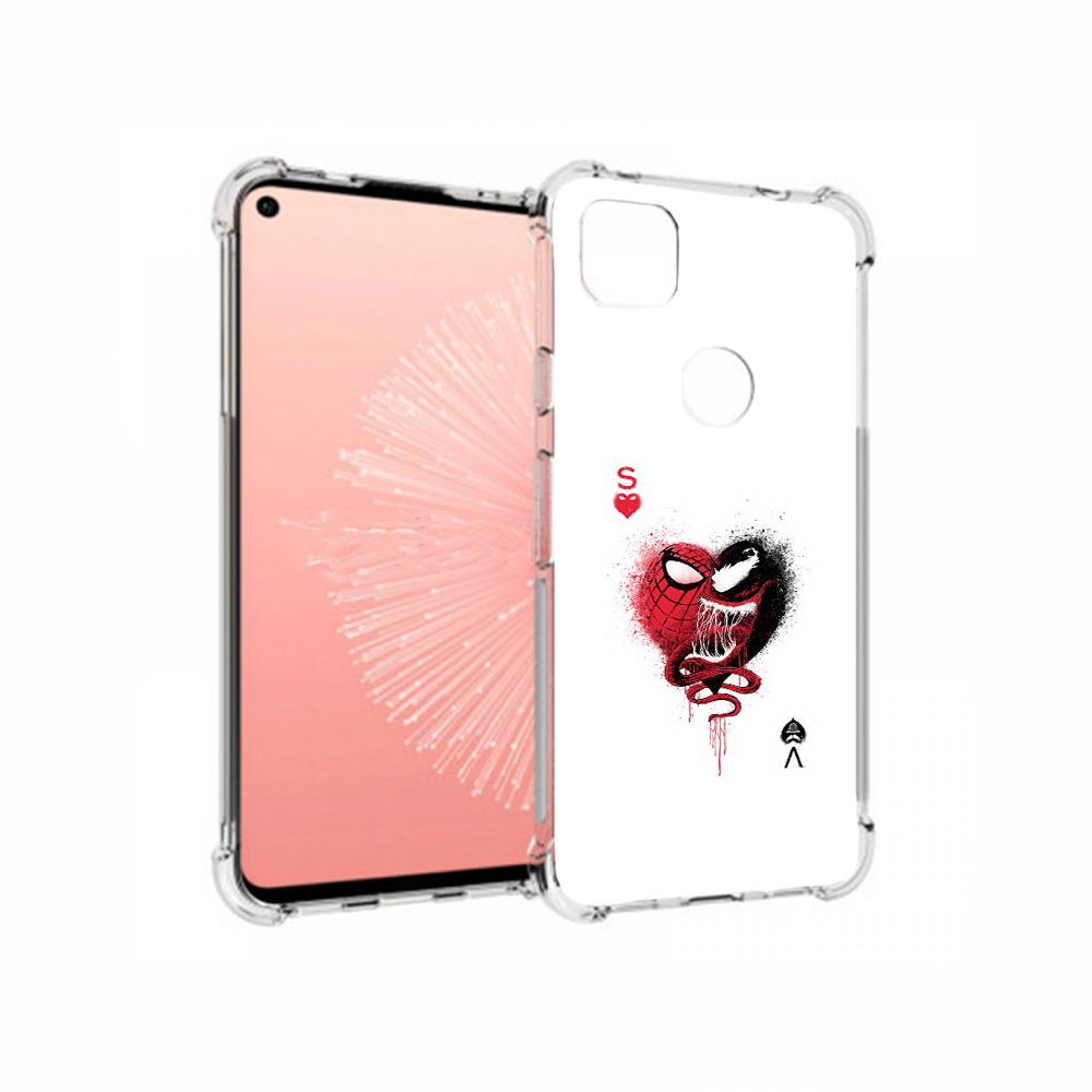 

Чехол MyPads Tocco для Google Pixel 4A Веном, Прозрачный, Tocco