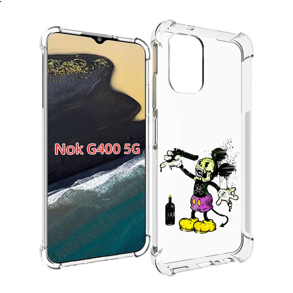

Чехол MyPads Драг Микки для Nokia G400 5G, Прозрачный, Tocco