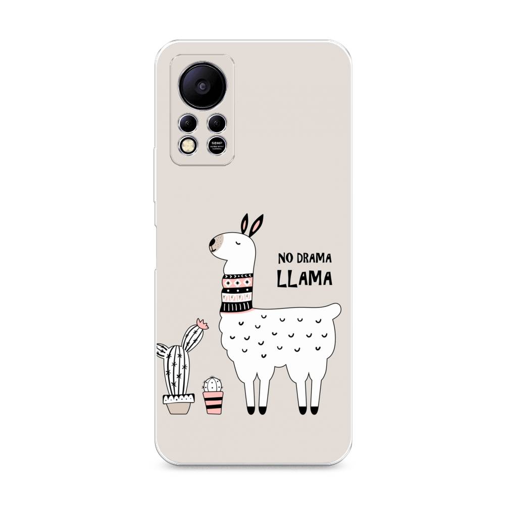 

Чехол Awog на Infinix HOT 11S NFC "No drama LLama", Разноцветный, 3100950-2