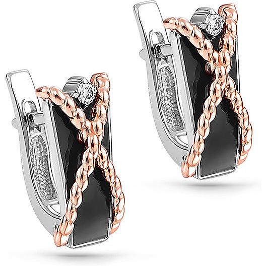 

Серьги женские из золота Kabarovsky 12-11060-1002, бриллиант, 12-11060-1002