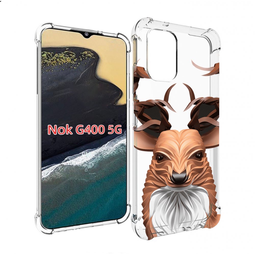 

Чехол MyPads 3D-олень для Nokia G400 5G, Прозрачный, Tocco