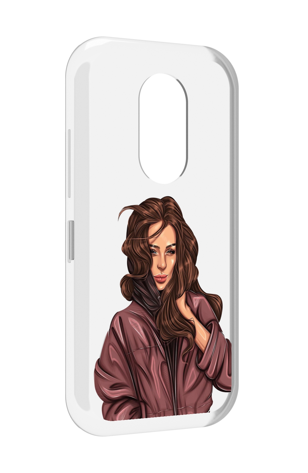 

Чехол MyPads Арт рисунок девушки для Doogee S61 / S61 Pro, Прозрачный, Tocco