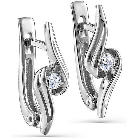 

Серьги женские из золота Kabarovsky 12-11281-1000, бриллиант, 12-11281-1000