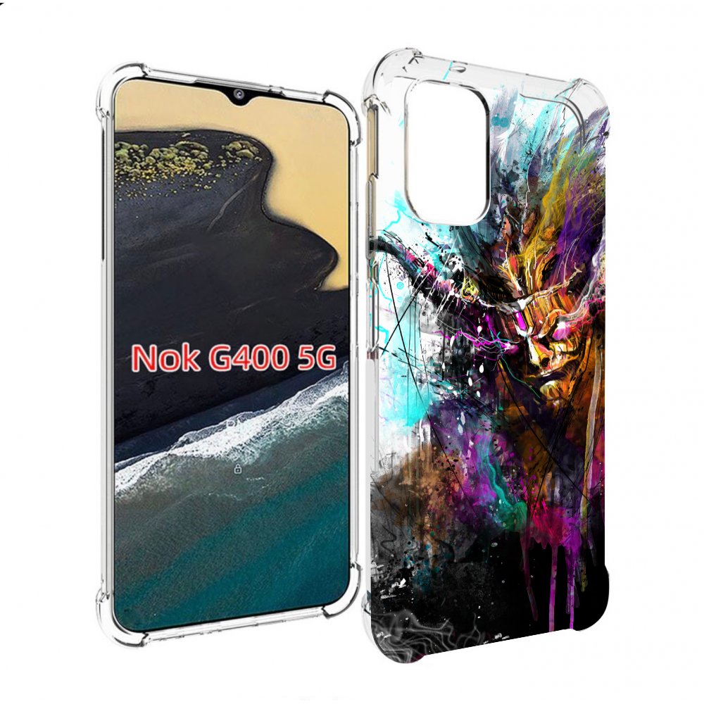 

Чехол MyPads яркий дьявол для Nokia G400 5G, Прозрачный, Tocco
