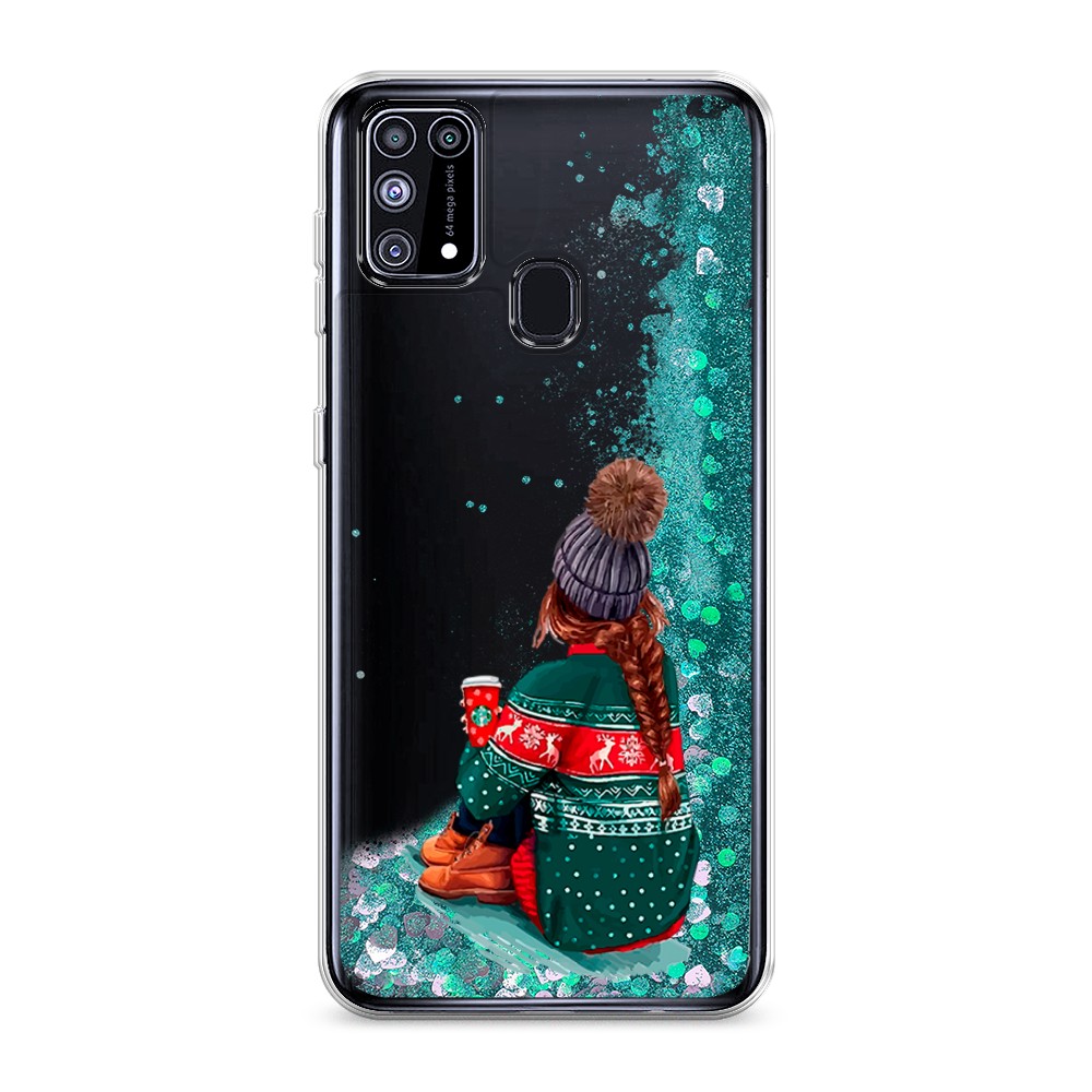 

Жидкий чехол с блестками "Winter dreams" на Samsung Galaxy M31, 2100795-1