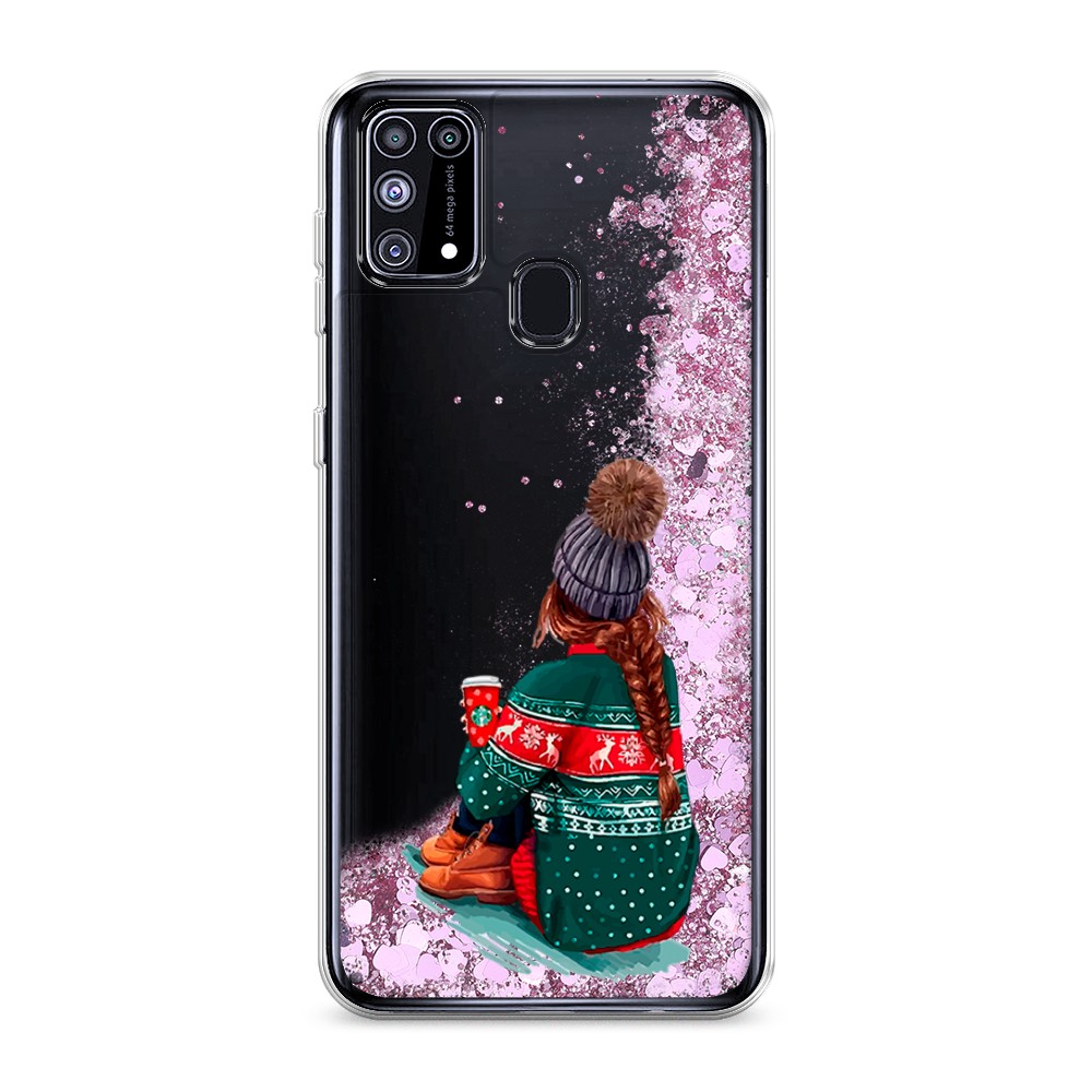 

Жидкий чехол с блестками "Winter dreams" на Samsung Galaxy M31, 2100794-1