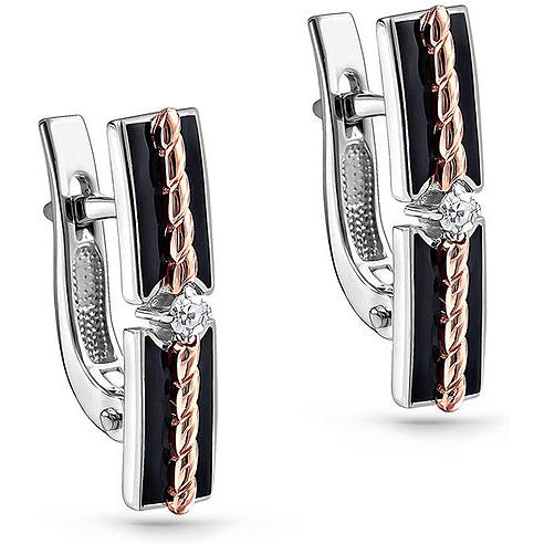 

Серьги женские из золота Kabarovsky 12-11061-1002, бриллиант, 12-11061-1002