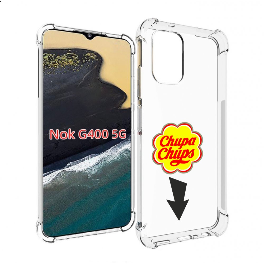 

Чехол MyPads чупа чупс для Nokia G400 5G, Прозрачный, Tocco