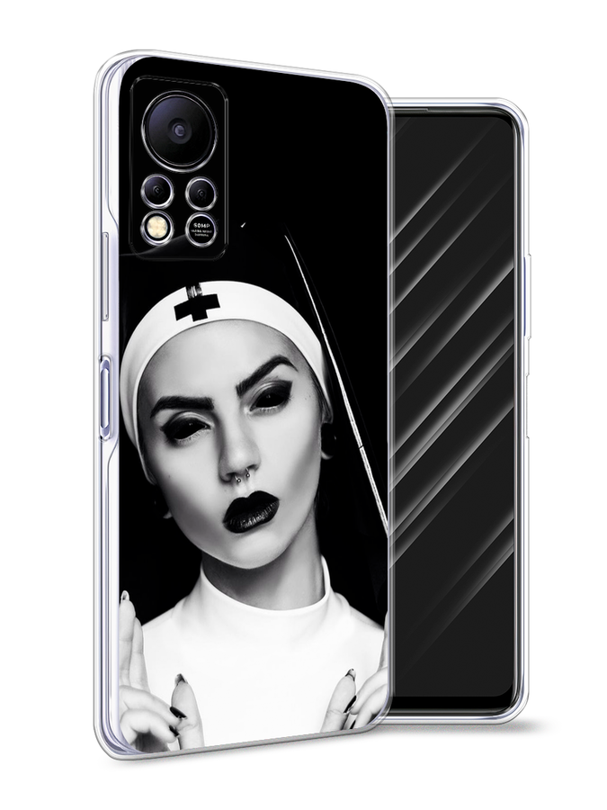 

Чехол Awog на Infinix HOT 11S NFC "Черная монашка", Разноцветный, 3100950-9