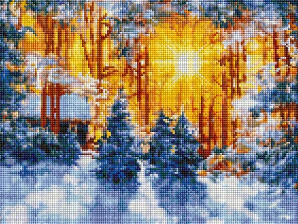 

Алмазная вышивка Белоснежка «Февраль»
