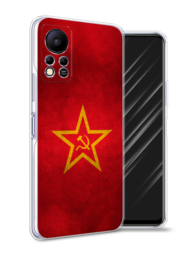 

Чехол Awog на Infinix HOT 11S NFC "Красное знамя", Разноцветный, 3100950-10