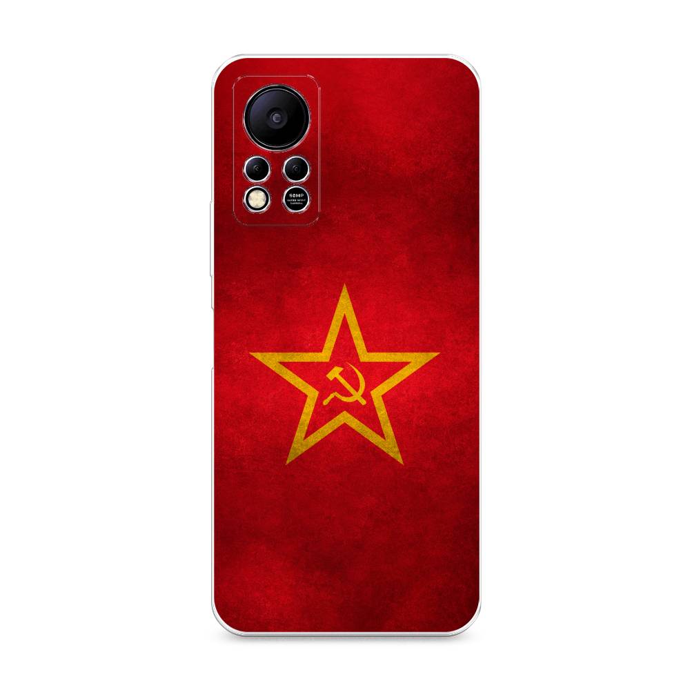 фото Чехол awog "красное знамя" для infinix hot 11s nfc