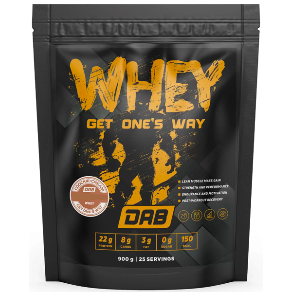 DAB Whey protein 900 g (малина)