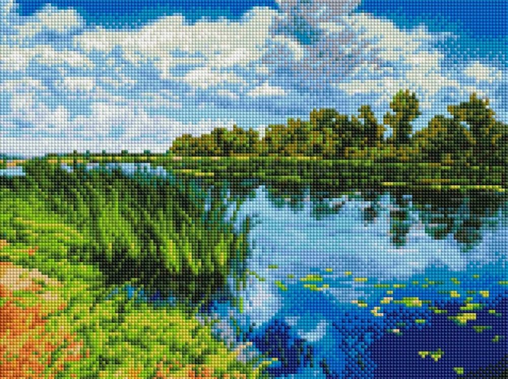 

Алмазная вышивка Белоснежка «У реки»