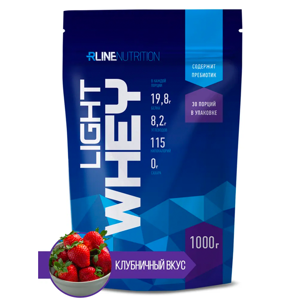 R-LINE Whey, 1000 g (клубника)