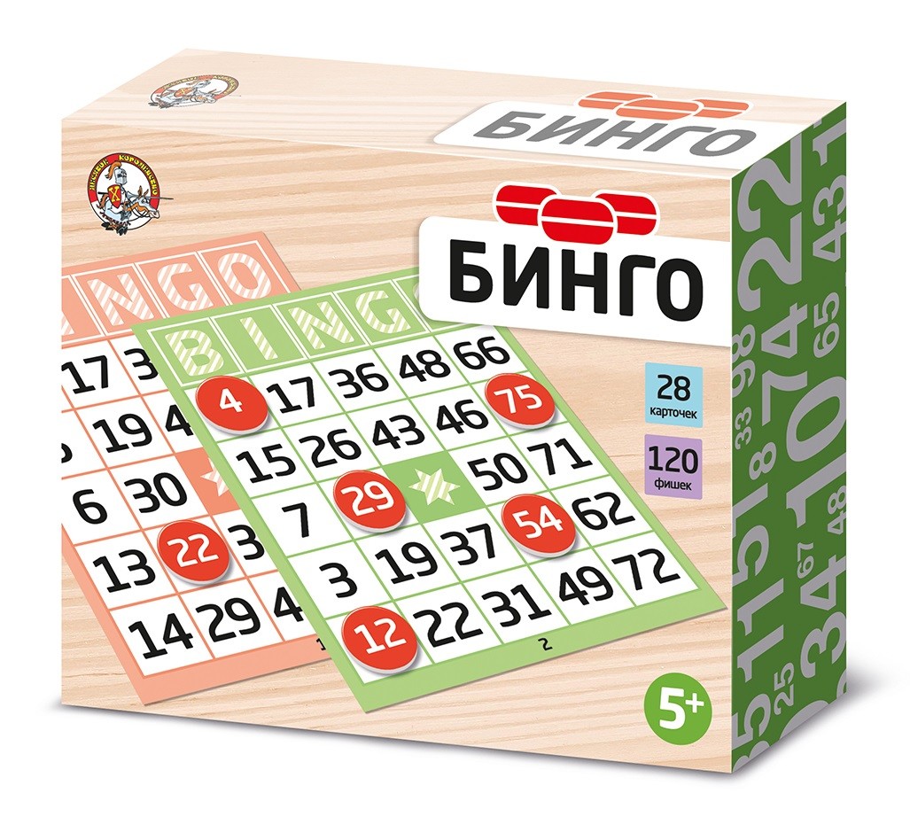 Настольная игра Бинго (картонные фишки) Десятое королевство