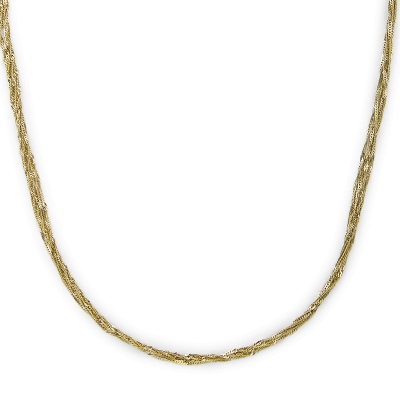 

Колье из желтого золота с без вставки 40 см Эстет 01Л731134, 01Л731134