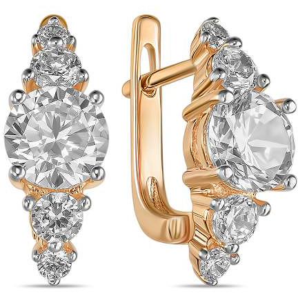 

Серьги женские из золота Лукас-Голд E01-Z-59712-Z, фианит, E01-Z-59712-Z