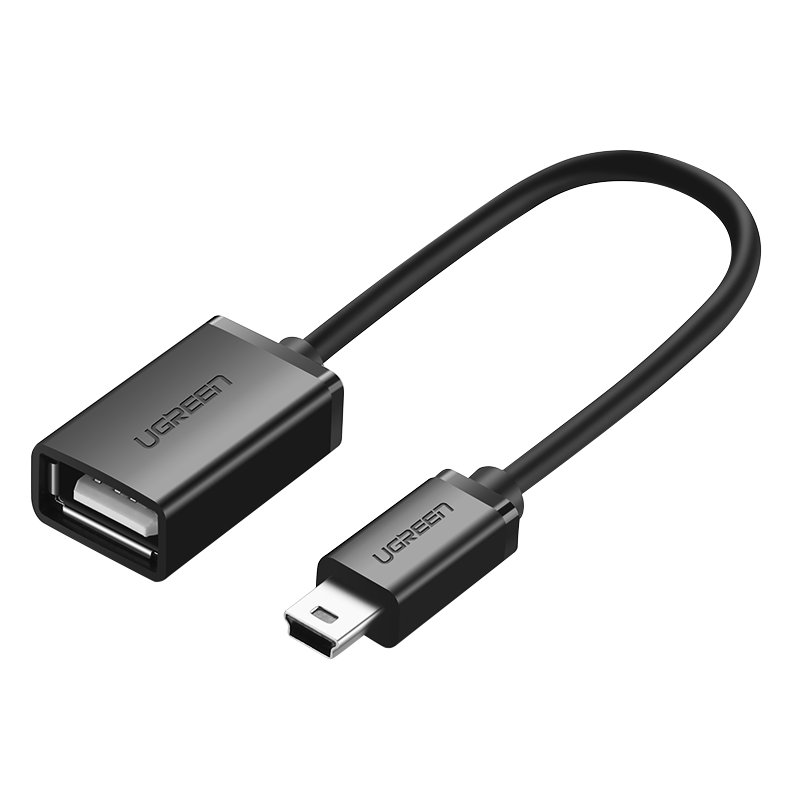 Кабель uGreen USB A-Mini USB вилка-розетка 0.1м 10383_