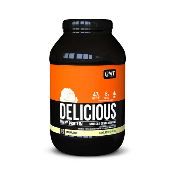 QNT Delicious Whey Protein, 908 гр. (ваниль)