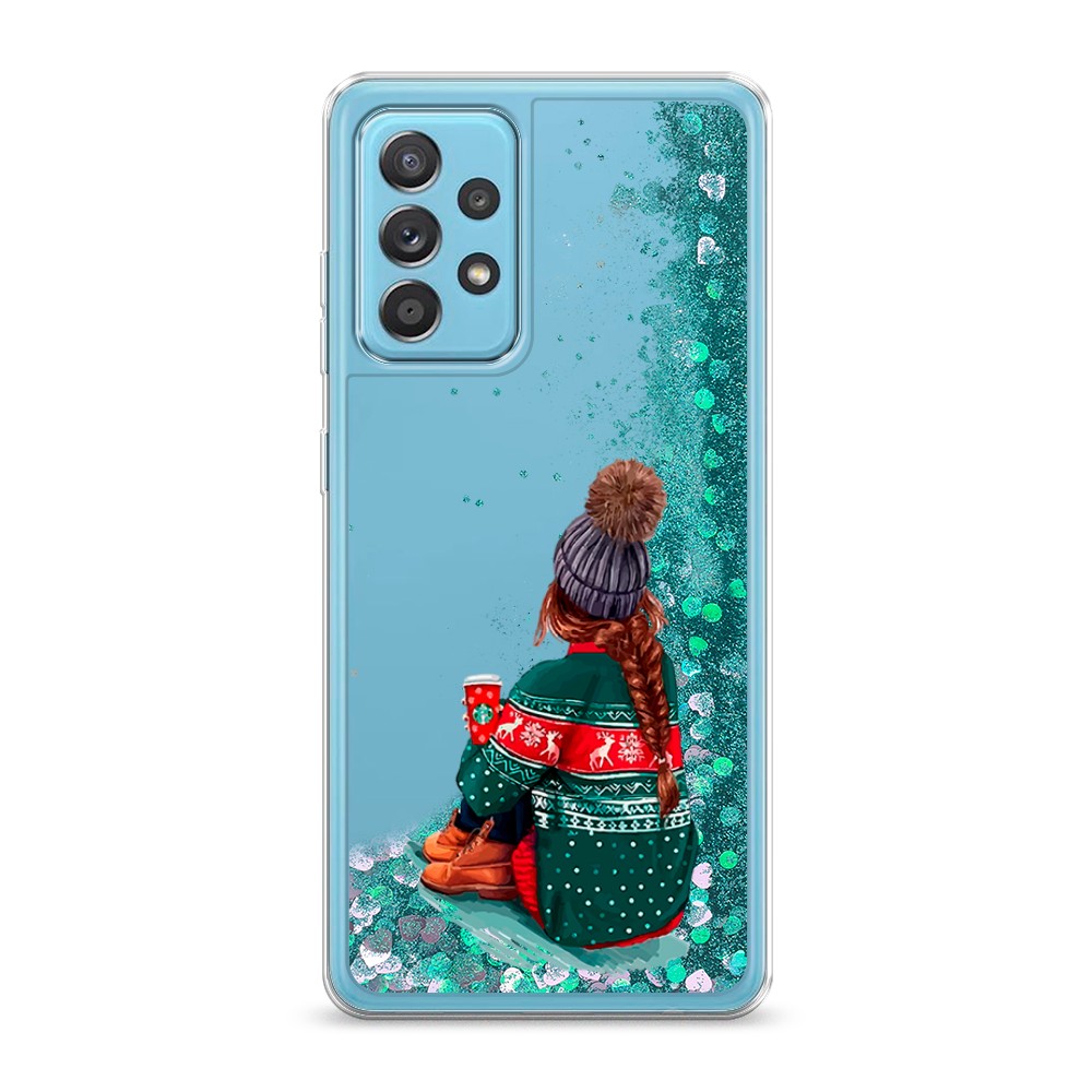 

Жидкий чехол с блестками "Winter dreams" на Samsung Galaxy A52s, 2106595-1