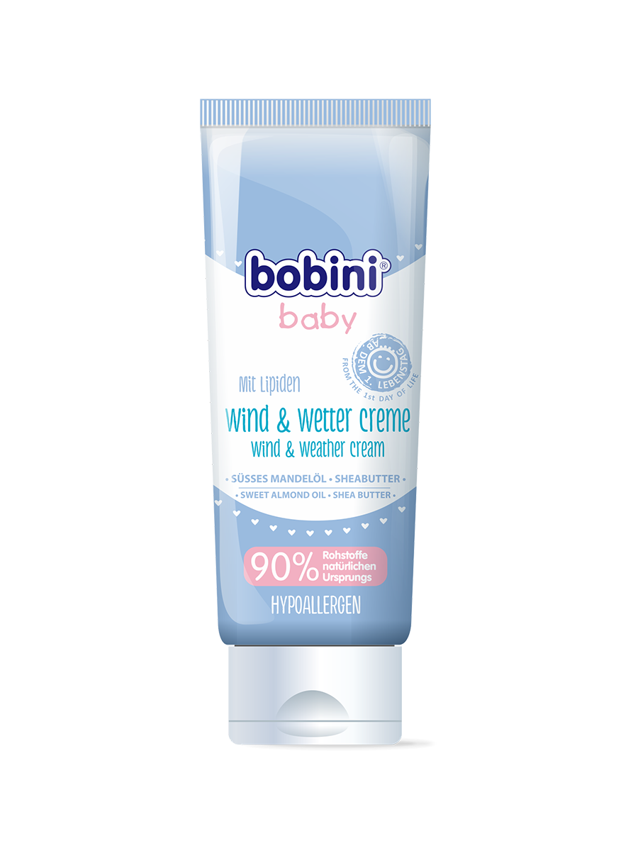 

Гипоаллергенный крем защиты от ветра и холода с липидами BOBINI BABY 0+, 75 мл