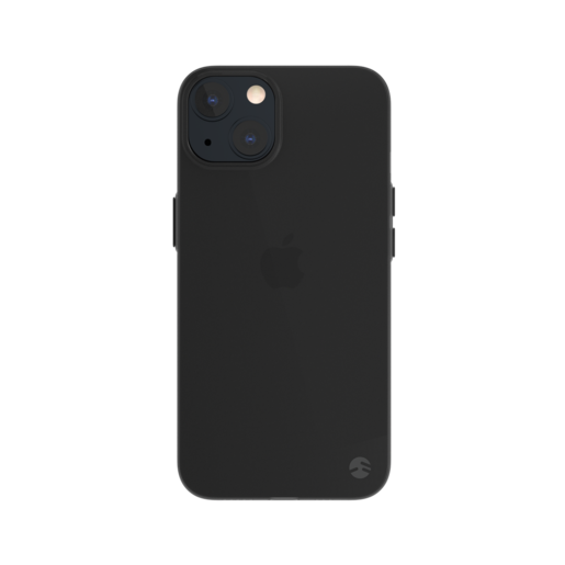 фото Чехол-накладка switcheasy 0.35 на заднюю сторону iphone 13. цвет: прозрачный черный