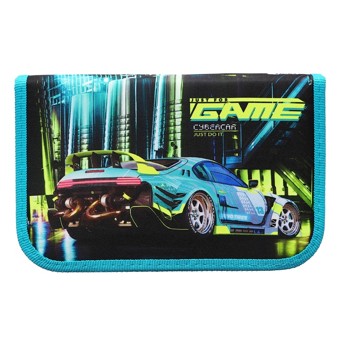 

Пенал 1 секция Оникс, Game auto, 72018, 135 х 212 х 27 мм, откидная планка, текстильный