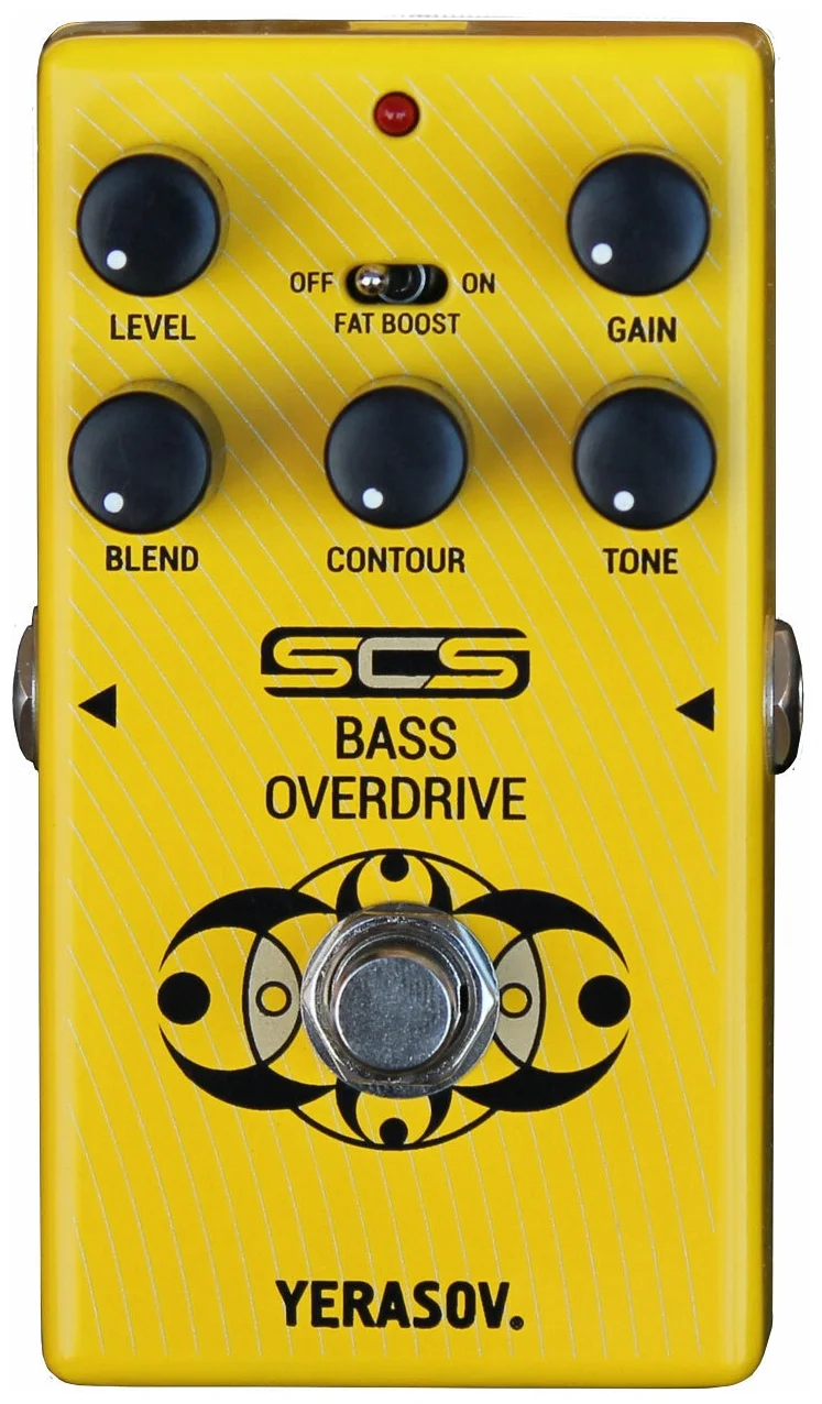 SCS-OD-10B Bass Overdrive Педаль эффектов для бас-гитар, Yerasov