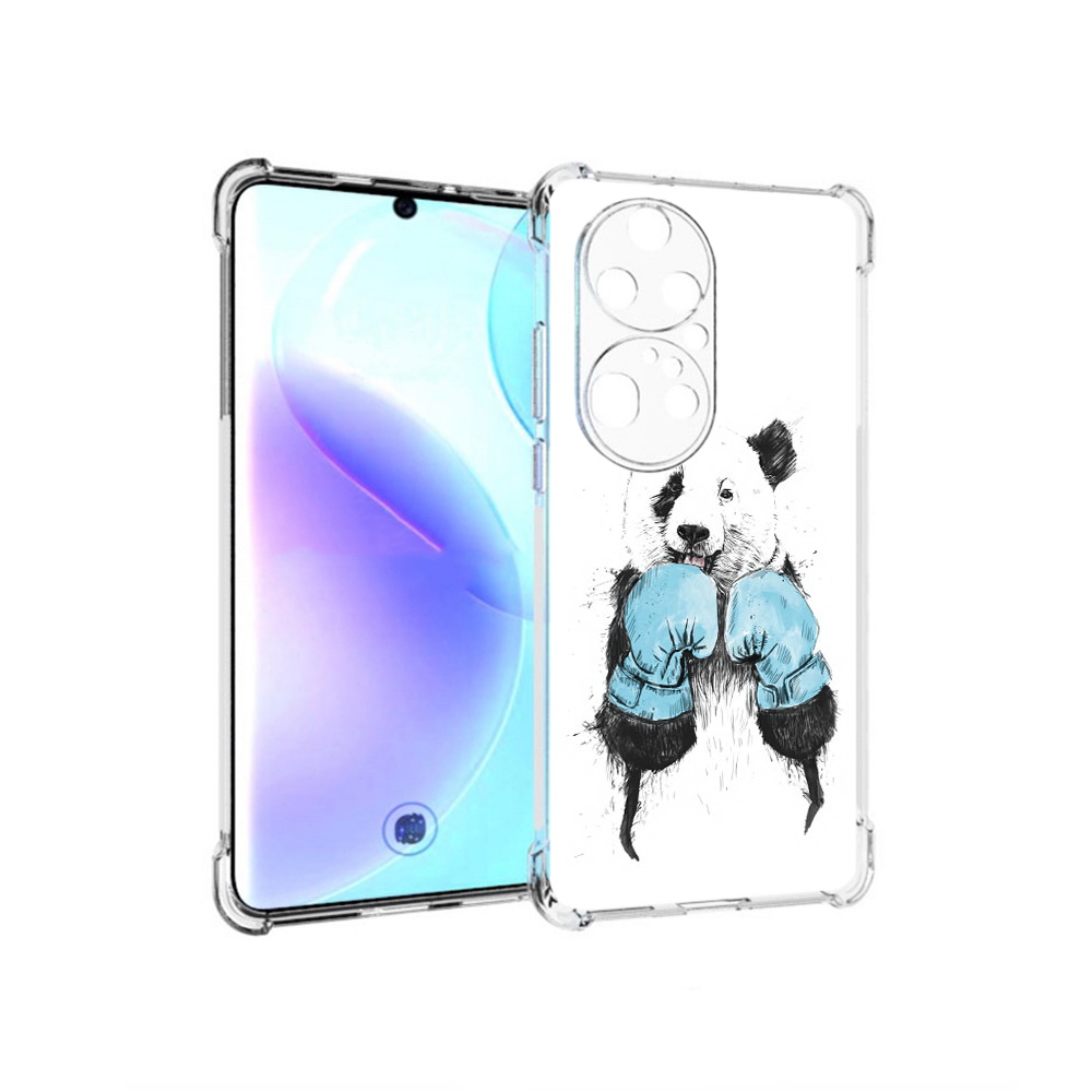 

Чехол MyPads Tocco для Huawei P50 Pro панда боксер, Прозрачный, Tocco