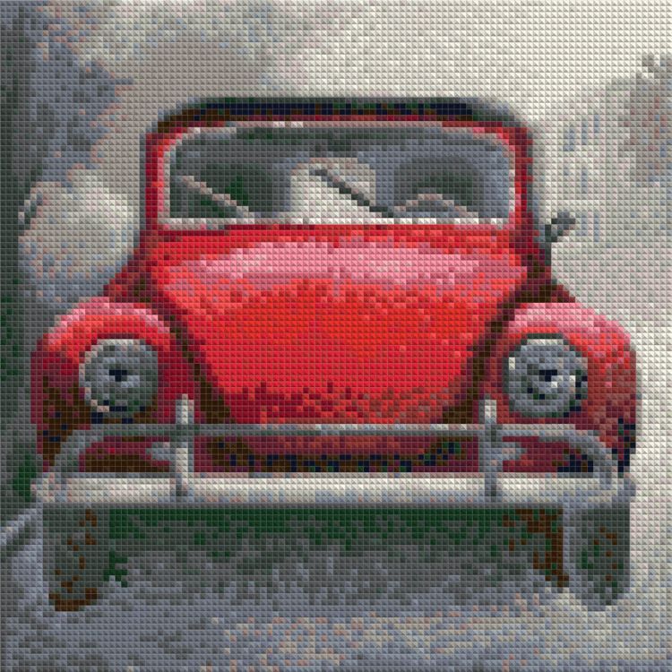 

Алмазная вышивка Color KIT «Машина»