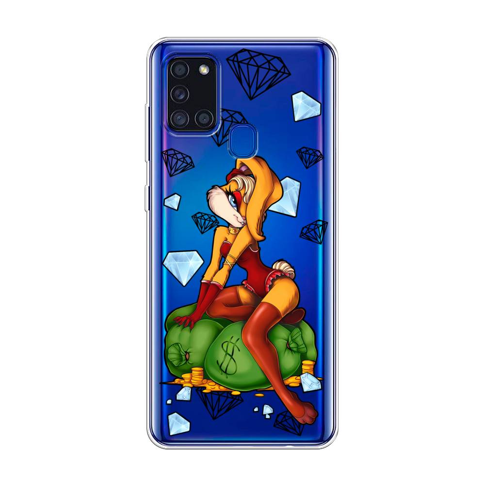 

Чехол на Samsung Galaxy A21s "Лола Банни с бриллиантами", Красный;оранжевый;зеленый, 2100250-6
