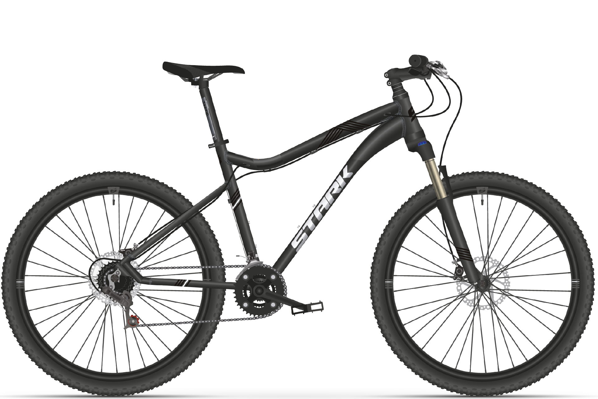 фото Велосипед stark tactic 27.4 hd 2021 20" черный/серый