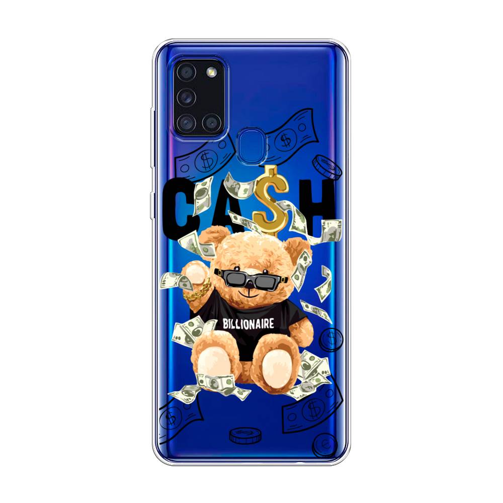 

Чехол на Samsung Galaxy A21s "Big cash", Черный;серый;бежевый, 2100250-6