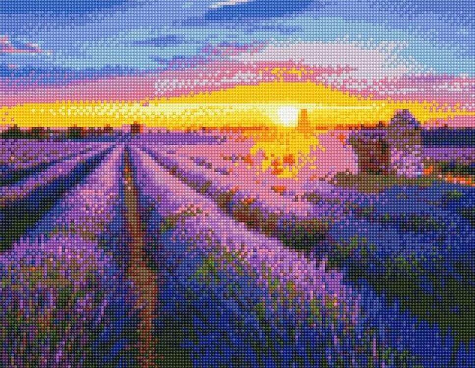 

Алмазная вышивка Painting Diamond «Лавандовое поле»
