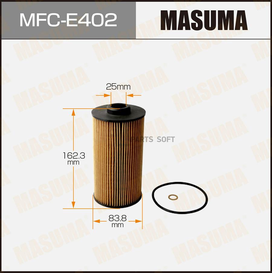 

Фильтр масляный двигателя MASUMA MFCE402
