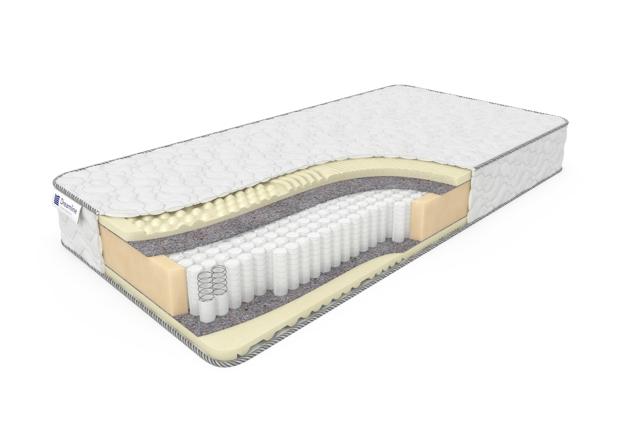 

Матрас Dreamline Natural Comfort Massage S1000 90х190, Белый, Natural Komfort Massage S-1000