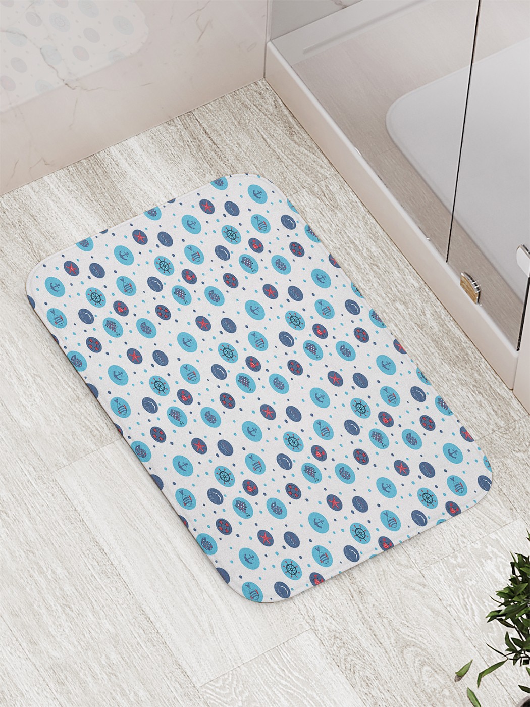 

bath_70999 Коврик противоскользящий для ванной, сауны, бассейна, 77х52 см