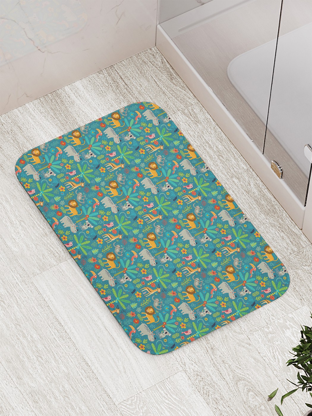 

bath_70984 Коврик противоскользящий для ванной, сауны, бассейна, 77х52 см