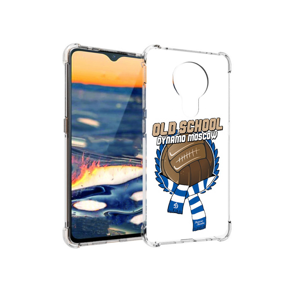 

Чехол MyPads Tocco для Nokia 5.3 ФК Динамо олд скул (PT227052.106.176), Прозрачный, Tocco