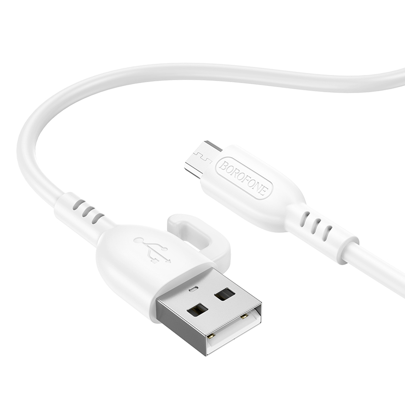 

Кабель micro usb - usb Borofone BX91m 1 м белый, BX91m