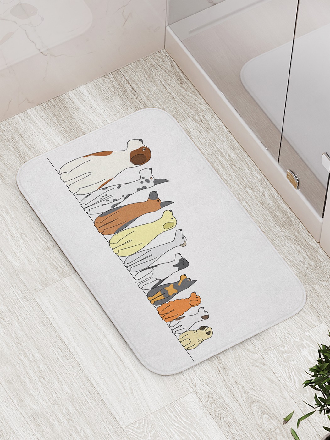 

bath_70887 Коврик противоскользящий для ванной, сауны, бассейна, 77х52 см