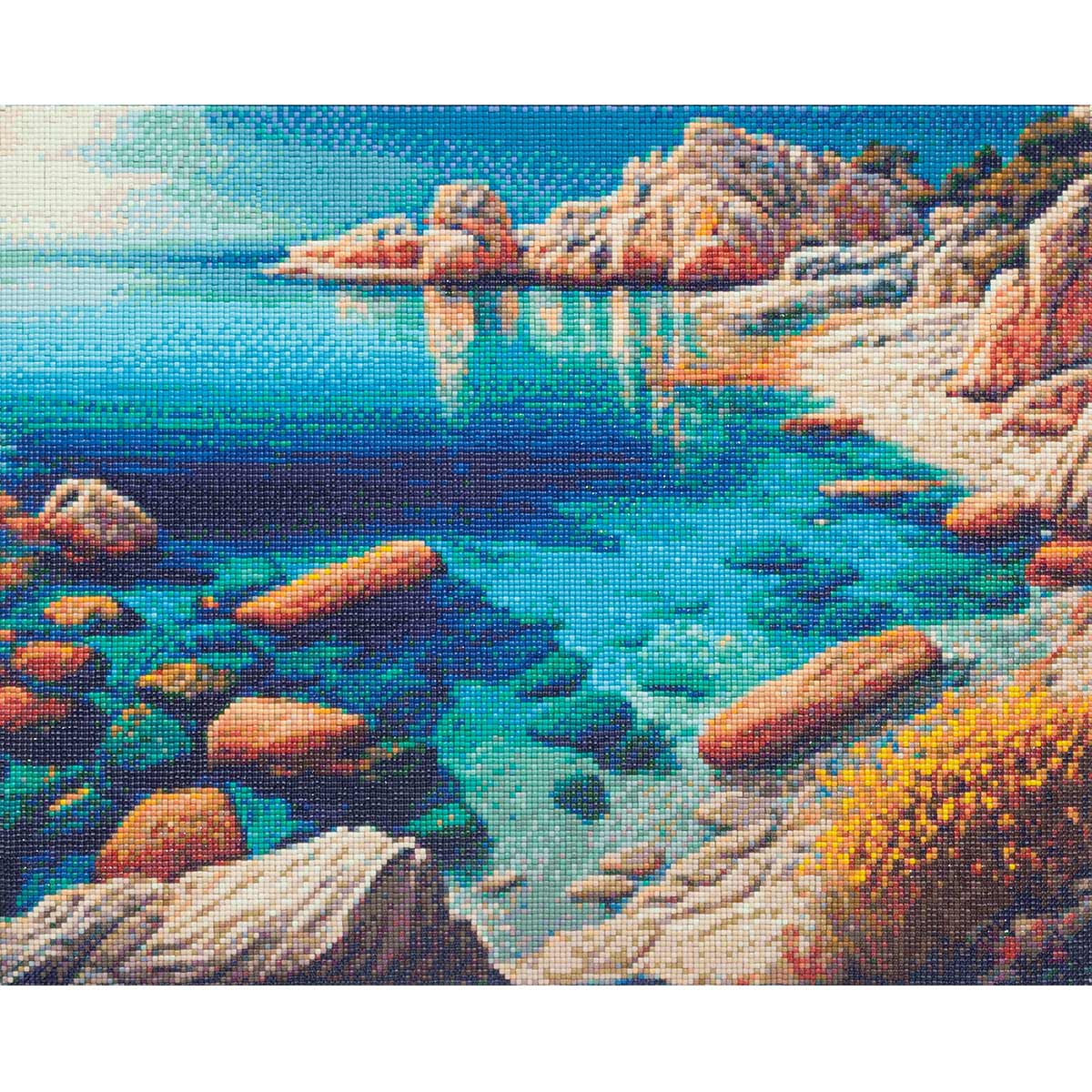 Алмазная мозаика Cristyle, Cr540216, Лазурный берег, 50х40 см