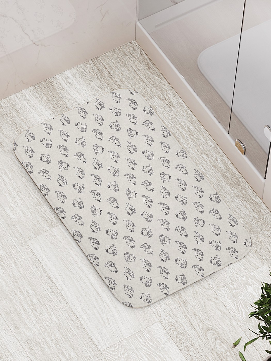 

bath_70882 Коврик противоскользящий для ванной, сауны, бассейна, 77х52 см