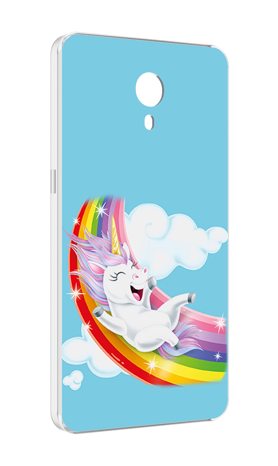 

Чехол MyPads единорог-на-радуге для Meizu M3 Note, Прозрачный, Tocco