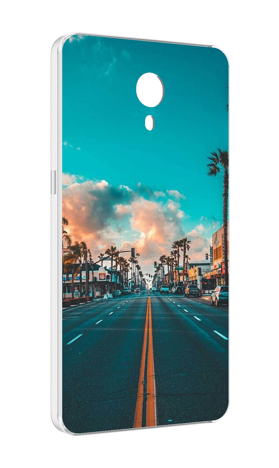 

Чехол MyPads дорога-в-лос-анджелес для Meizu M3 Note, Прозрачный, Tocco